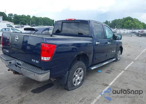 2007 Nissan Titan Se из США, поврежденный, VIN 1N6BA07B77N214250